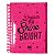 Caderno Universitário Color Bubble Rosa 10 Matérias 160f DAC - Imagem 1