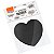 Bloco Smart Notes Love 70x70 Coração Preto 50 fs 1 Bloco BRW - Imagem 1