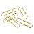 Clips 28mm com 120 unidades Dourado Metalizado Tilibra - Imagem 3