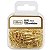 Clips 28mm com 120 unidades Dourado Metalizado Tilibra - Imagem 1