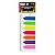 Marcador de Página Seta Neon 12x44 mm - 7 Cores c/ Régua BRW - Imagem 1