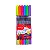 Caneta Hidrográfica Neon Brush Duo Estojo c/ 6 Cores - Molin - Imagem 2
