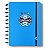 Caderno Inteligente Grande 80 Folhas - Grêmio Imortal Azul - Imagem 1