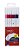 Caneta Fine Liner 0.4mm 6 Cores Tons Lilás e Vermelho Molin - Imagem 1