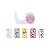 Mini Fita Adesiva Washi Tape 12mm x 3m c/ 5 Un Tilibra Panda - Imagem 2
