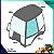 VIDRO DA PORTA SUPERIOR ESQUERDA CATERPILLAR 416E 205-9587 2059587 - Imagem 1