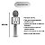 Microfone Karaoke Bluetooth Caixa De Som Grava Muda Voz Prata - Imagem 3