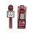 Microfone Karaoke Bluetooth Caixa De Som Grava Muda Voz Rosê - Imagem 2