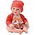 Boneca New Born Unique Collection Body Laranja 8203 - Imagem 2