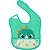 Kit Refeição Zoo Dino Completo Com Babador e Kit Talher Buba - Imagem 7