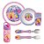 Kit Refeição Aventura Princesa Completo Com Garrafa e Talher - Imagem 1