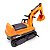 Mini Veículo Escavadeira Giant Escavator - Roma Cor Laranja - Imagem 2
