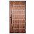 Kit Completo Porta Pivotante Belíssima Imbuia 102cm + Fechadura Externa Rolete Com Pux Reto de 80cm Batente Pinus Ecológico Tingido Imbuia de 14cm - Imagem 2