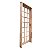 Kit Completo Porta Quadriculada Maciça (sem baguete) 82cm + Fechadura Externa Modena + Batente Eucalipto c/Emenda - Imagem 3