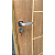 Kit Completo Porta Belíssima Imbuia 82cm + Fechadura Externa Modena + Batente Ecológico Tingido Imbuia - Imagem 2