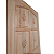 Folha de Porta Maciça Torneada Eucalipto 82cm - Apenas a Folha - Imagem 3