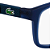 Armação de Óculos Lacoste L2876 410 - Azul Crystal Fosco 55 - Imagem 4