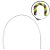 Arco desmontável para balões com luva e clips - Imagem 1