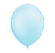 Balão Perolizado Candy Azul Claro  9'' - Imagem 1