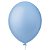Balão Látex Liso Azul Claro 12'' Happy Day - Imagem 1