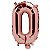 Balão Metalizado Número "0" Rose Gold 16 pol - Imagem 1