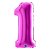 Balão GRABO 40" Número 1 Purple (Pink) - Imagem 1