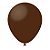 Balão FestBall 16" Liso Marrom - Imagem 1