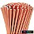 Canudo de Papel Liso Rose Gold (Cromado) #partiufesta - Imagem 1
