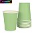 Copo de Papel 250ML Liso Verde Macaron (Candy) #partiufesta - Imagem 1