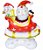 Balão Papai Noel Trenó - Imagem 1