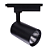 SPOT LED TRILHO PRETO 20W 3000K 2200LM - Imagem 1