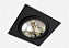 SPOT EMB QUAD PT P/1 LAMP AR111 PT C/ SOQUETE - Imagem 1