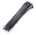 ABRACADEIRA NYLON 300X4,8MM PT C/100 - Imagem 1