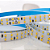 FITA LED 42W 3000K 240 LEDS 10 METROS 127V LIGA DIRETO DUPLA - Imagem 2