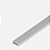 PERFIL EMBUTIR 30MM X 10MM X 3MT BR LEITOSO C/KIT FIXACAO - Imagem 1