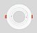 SPOT EMBUTIDO RED PLANO AR70 GU10 BR - Imagem 1