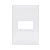 PLACA 4X2 P/ 1 POSTO LINHA PIAL PLUS+ - Imagem 1