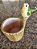 CACHEPOT TRONQUINHO PASSARO VERDE POTE 6 - Imagem 1