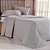 Kit Colcha Miraggio Queen Cinza Soft / 3 Peças - Imagem 1