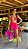 Biquíni cortininha dupla face onça pink/vermelho - Imagem 1