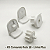Kit Comando para Persiana/ Cortina Rolo - 38 - Linha Plus - Cor Branco - PACOTE COM 20 UNIDADE - Imagem 3