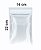 Saco Stand Up Pouch Transparente 16x22 - Imagem 1