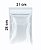 Saco Stand Up Pouch Transparente 21x28 - Imagem 1
