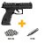 Pistola AIRGUN Co2 Beretta APX Blowback Full Metal 4,5mm - Imagem 3