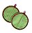 Pegador de Panela/ Caçarola térmico - 2 pçs - Verde e Vermelho - Imagem 1