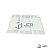Guardanapos Sachê com 2 cada Branco 20 x 20 cm com 500 Sachês - Imagem 1