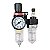 FRL-00 – CONJUNTO REGULADOR LUBRIFIL PEQUENO 1/4″ PROFISSIONAL - Imagem 1