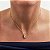 Conjunto Colar e Brinco Cristais Cravejados - Imagem 3