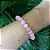 Pulseira Pedra Quartzo Rosa 8mm - Amor Incondicional, cura interior e paz - Imagem 2