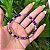 Pulseira Pedra Ágata Roxa 6mm - Estabilidade de Coragem - Imagem 1